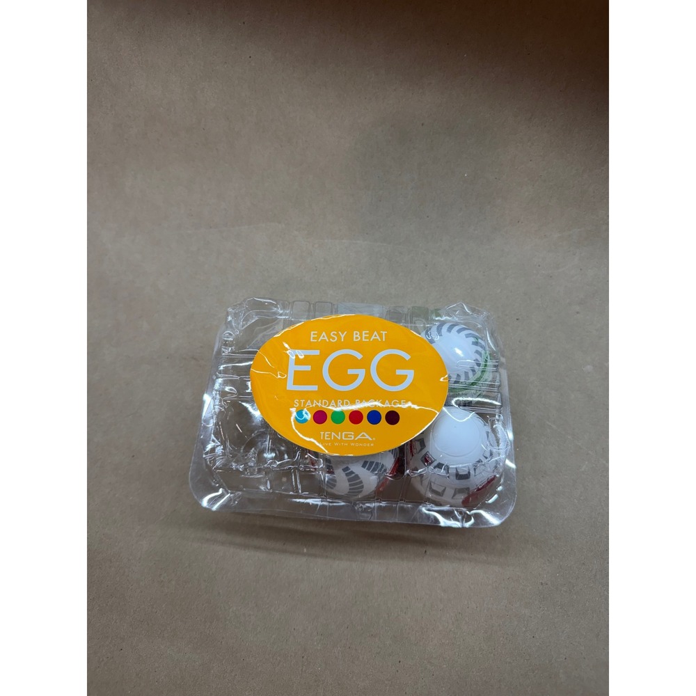 Tenga Easy Beat Egg 4 Pack Variety Set Tornado Boxy Wavy II Brush Made in Japan